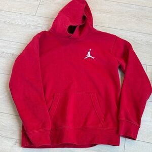 Jordan Red boys Pullover Hoodie